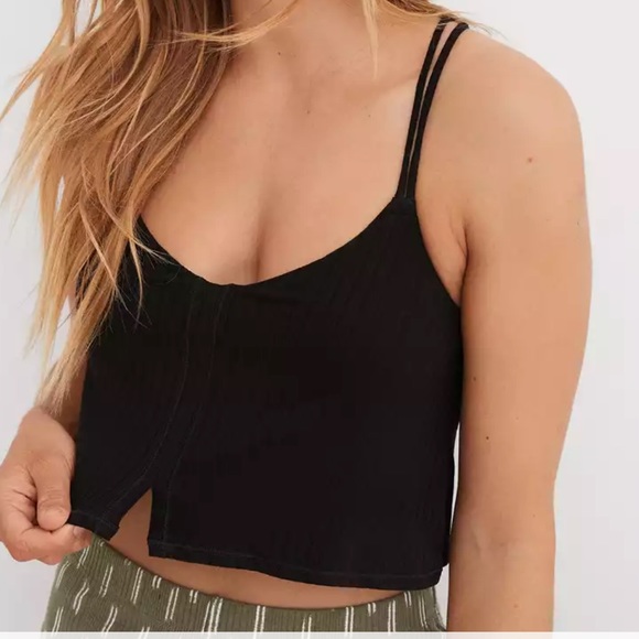 🆕 NWOT Aerie Ribbed Bralette - Picture 1 of 4